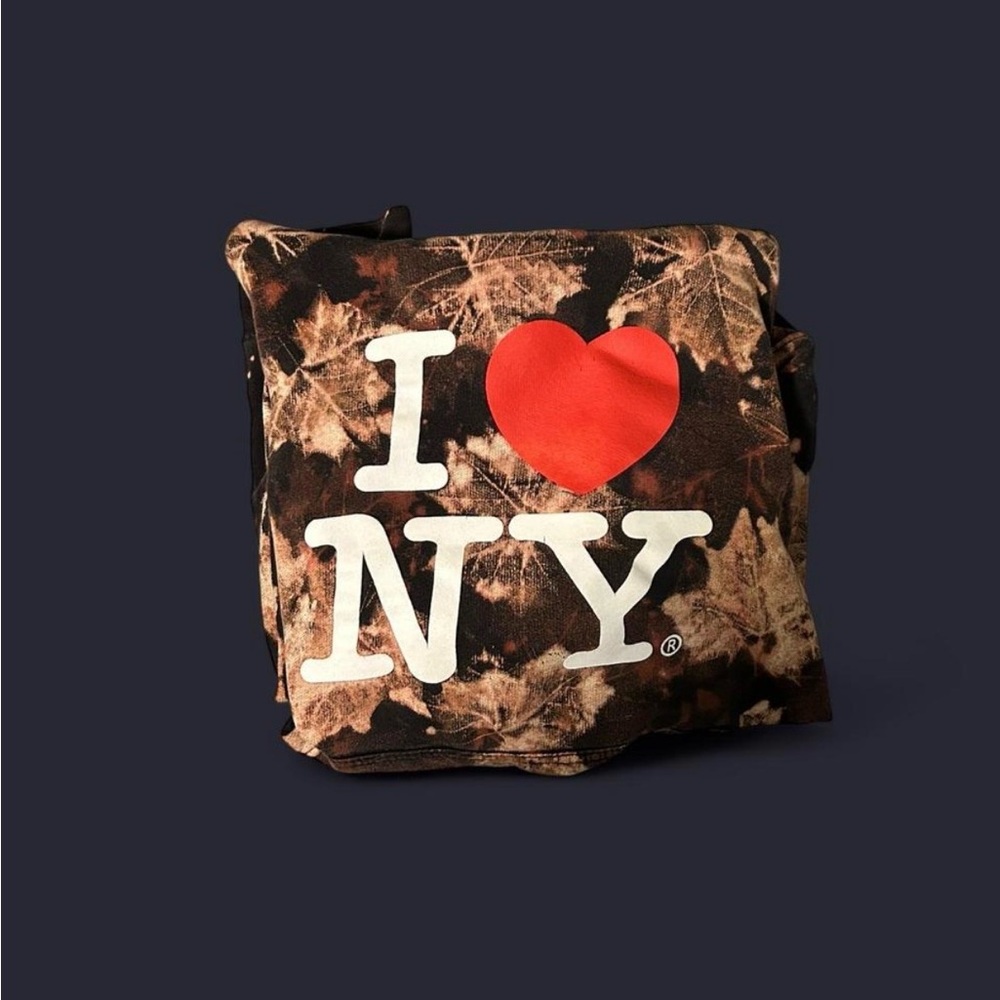 I Love NY camo hoodie